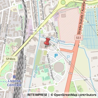 Mappa Via Giotto Ciardi, 8, 57121 Livorno, Livorno (Toscana)