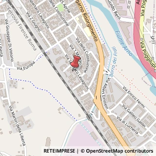 Mappa Via Spartaco Lavagnini, 101, 52027 San Giovanni Valdarno, Arezzo (Toscana)