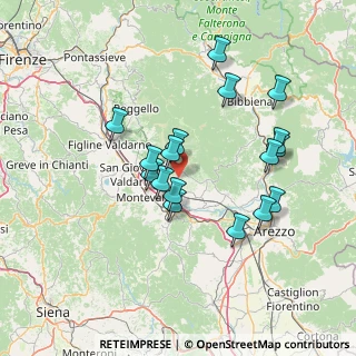 Mappa Località Cicogna, 52028 Terranuova Bracciolini AR, Italia (13.58294)