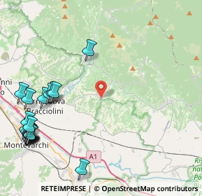 Mappa Località Cicogna, 52028 Terranuova Bracciolini AR, Italia (6.1725)