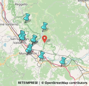 Mappa Località Cicogna, 52028 Terranuova Bracciolini AR, Italia (7.38818)