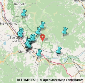 Mappa Località Cicogna, 52028 Terranuova Bracciolini AR, Italia (6.74667)