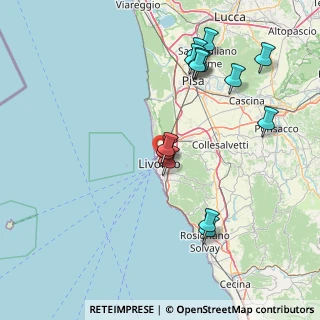 Mappa Via Santa Vigilia, 57122 Livorno LI, Italia (17.42714)