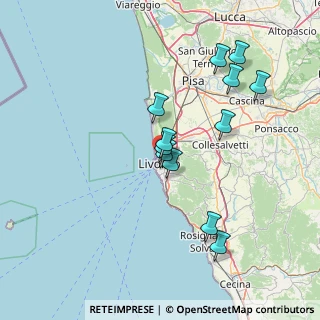 Mappa Scali S. Lorenzo, 57122 Livorno LI, Italia (14.07083)