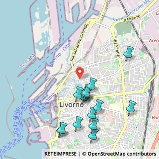 Mappa Scali S. Lorenzo, 57122 Livorno LI, Italia (1.166)