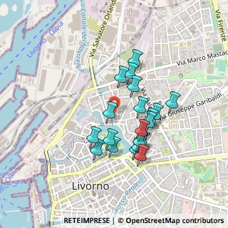 Mappa Scali S. Lorenzo, 57122 Livorno LI, Italia (0.386)