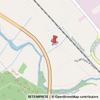 Mappa Via del Piano di Sotto, 87, 50052 Certaldo, Firenze (Toscana)