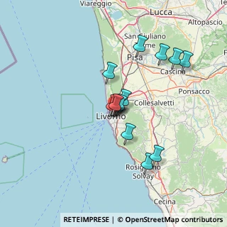 Mappa Via Giuseppe Bandi, 57122 Livorno LI, Italia (11.28286)