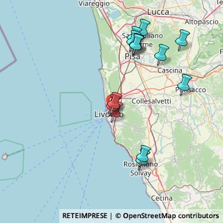 Mappa Via Giuseppe Bandi, 57122 Livorno LI, Italia (17.13286)