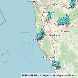 Mappa Via Giuseppe Bandi, 57122 Livorno LI, Italia (21.50786)