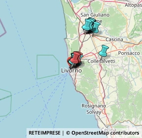 Mappa Viale Caprera, 57123 Livorno LI, Italia (10.619)