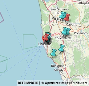 Mappa Viale Caprera, 57123 Livorno LI, Italia (8.695)