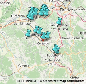 Mappa Via Pace da Certaldo, 50052 Certaldo FI, Italia (15.1215)