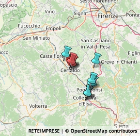 Mappa Via Pace da Certaldo, 50052 Certaldo FI, Italia (8.91417)