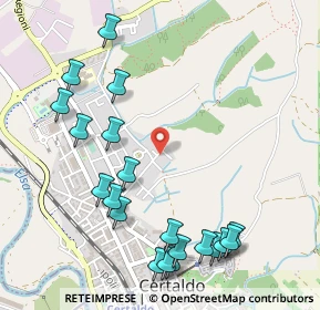 Mappa Via Pace da Certaldo, 50052 Certaldo FI, Italia (0.643)