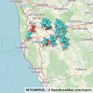 Mappa Strada Provinciale 31 Lorenzana - Cucigliana, 56043 Fauglia PI, Italia (11.954)