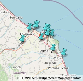 Mappa Strada del Giro, 60131 Ancona AN, Italia (9.2575)