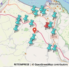 Mappa Strada del Giro, 60131 Ancona AN, Italia (4.05294)