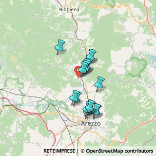 Mappa San Martino Sopr'Arno, 52010 Subbiano AR, Italia (5.87438)