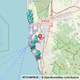 Mappa Via del Panificio, 57122 Livorno LI, Italia (3.84727)