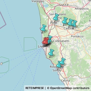 Mappa Via del Panificio, 57122 Livorno LI, Italia (11.16)