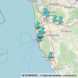 Mappa Via del Panificio, 57122 Livorno LI, Italia (11.89636)