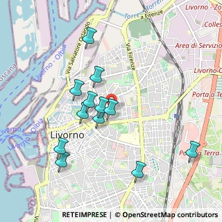 Mappa Via Emilio Zola, 57122 Livorno LI, Italia (0.94167)