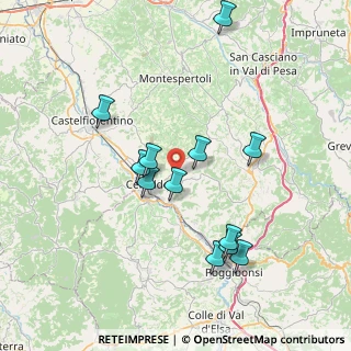 Mappa Località La Buca di Sciano, 50052 Certaldo FI, Italia (7.46917)