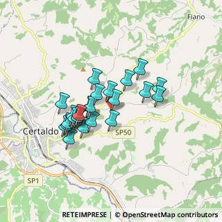 Mappa Località La Buca di Sciano, 50052 Certaldo FI, Italia (1.44)