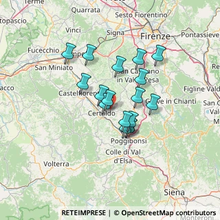 Mappa Località La Buca di Sciano, 50052 Certaldo FI, Italia (10.72353)