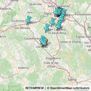 Mappa Località La Buca di Sciano, 50052 Certaldo FI, Italia (17.416)
