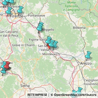 Mappa Autostrada del Sole, 52028 San Giovanni Valdarno AR, Italia (30.763)
