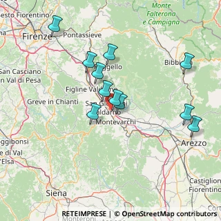 Mappa Autostrada del Sole, 52028 San Giovanni Valdarno AR, Italia (14.54)