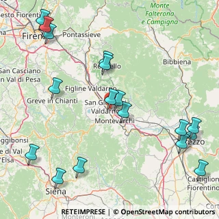 Mappa Autostrada del Sole, 52028 San Giovanni Valdarno AR, Italia (22.23235)