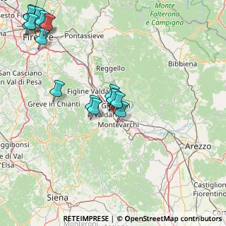 Mappa Autostrada del Sole, 52028 San Giovanni Valdarno AR, Italia (20.98471)