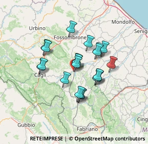 Mappa Piazza Italia, 61045 Pergola PU, Italia (10.9325)