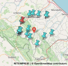 Mappa Piazza Italia, 61045 Pergola PU, Italia (13.68471)