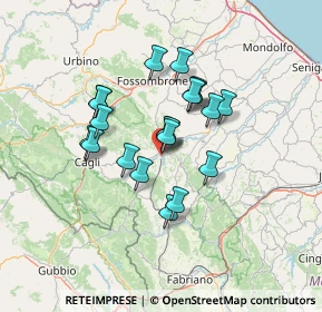 Mappa Piazza Italia, 61045 Pergola PU, Italia (10.782)