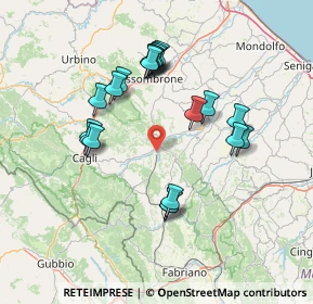 Mappa Piazza Italia, 61045 Pergola PU, Italia (14.267)