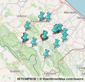 Mappa Piazza Italia, 61045 Pergola PU, Italia (11.326)