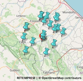 Mappa Piazza Italia, 61045 Pergola PU, Italia (11.9315)