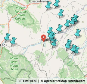 Mappa Piazza Italia, 61045 Pergola PU, Italia (9.058)