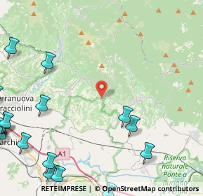 Mappa Strada Comunale della Traiana, 52028 Terranuova Bracciolini AR, Italia (7.5305)