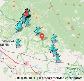 Mappa Strada Comunale della Traiana, 52028 Terranuova Bracciolini AR, Italia (4.5895)