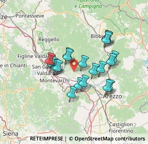Mappa Strada Comunale della Traiana, 52028 Terranuova Bracciolini AR, Italia (11.425)