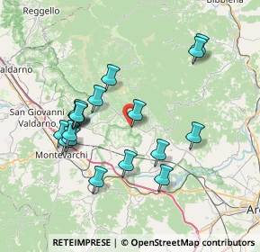 Mappa Strada Comunale della Traiana, 52028 Terranuova Bracciolini AR, Italia (7.47222)