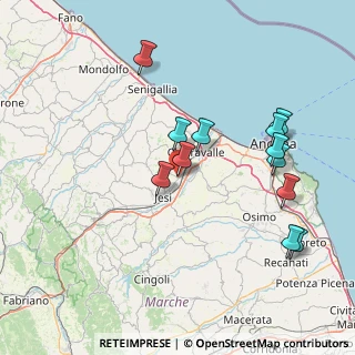 Mappa Via Umbria, 60030 Monsano AN, Italia (16.14)