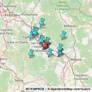 Mappa Via Giorgio la Pira, 52028 Terranuova Bracciolini AR, Italia (8.269)
