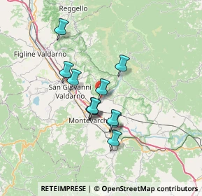Mappa Via Giorgio la Pira, 52028 Terranuova Bracciolini AR, Italia (5.41455)