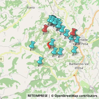 Mappa Strada San Lorenzo a Vigliano, 50021 Barberino Val D'elsa FI, Italia (1.78636)